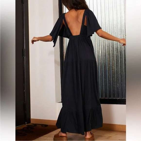 Free People Midnight Blue Maxi Dress - Picture 2 of 11